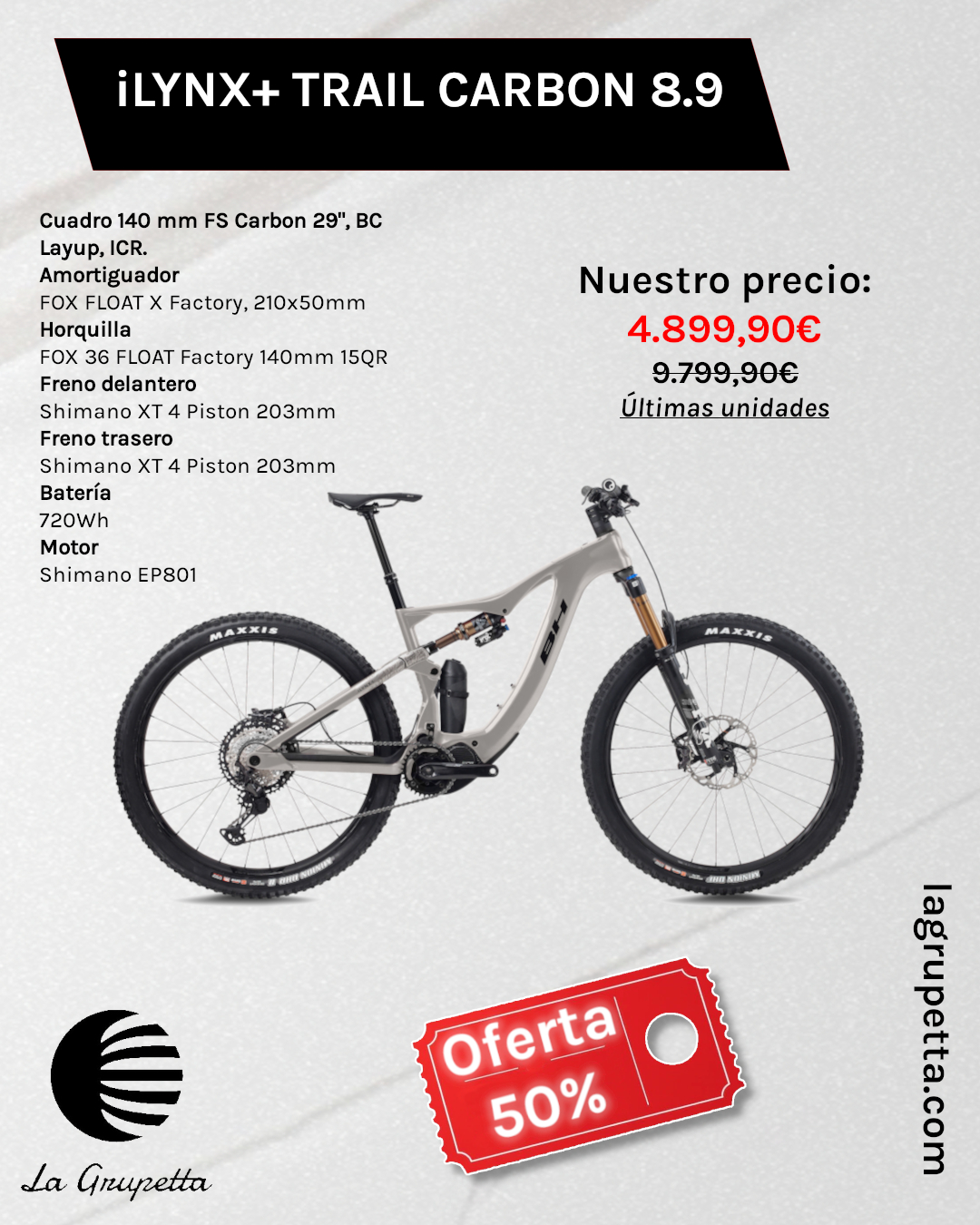 Bh Ilynx+ Trail Pro 8.9